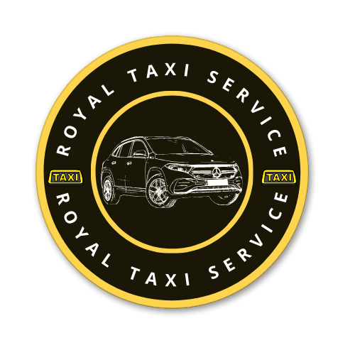 Taxi Service Point Round Logo Icon Sign PNG | Citypng